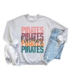 Pirates Stacked Colorful