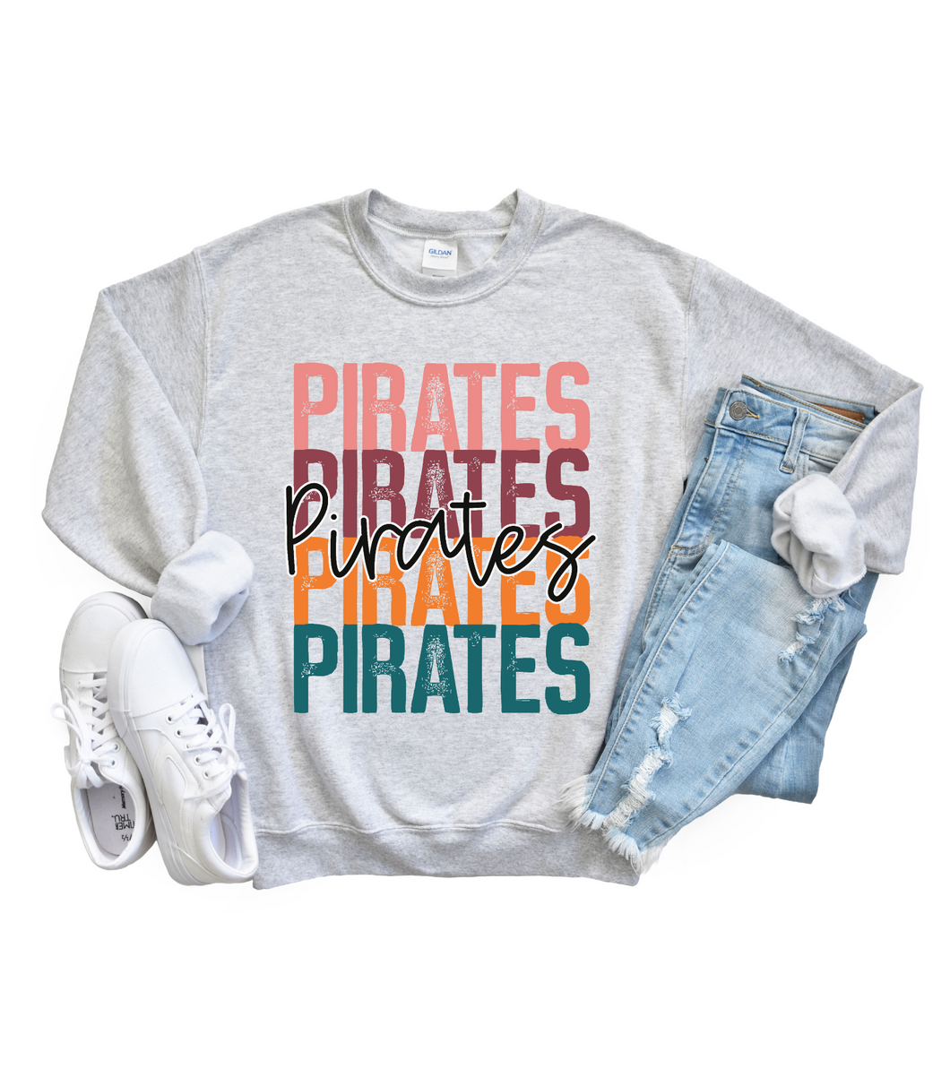 Pirates Stacked Colorful