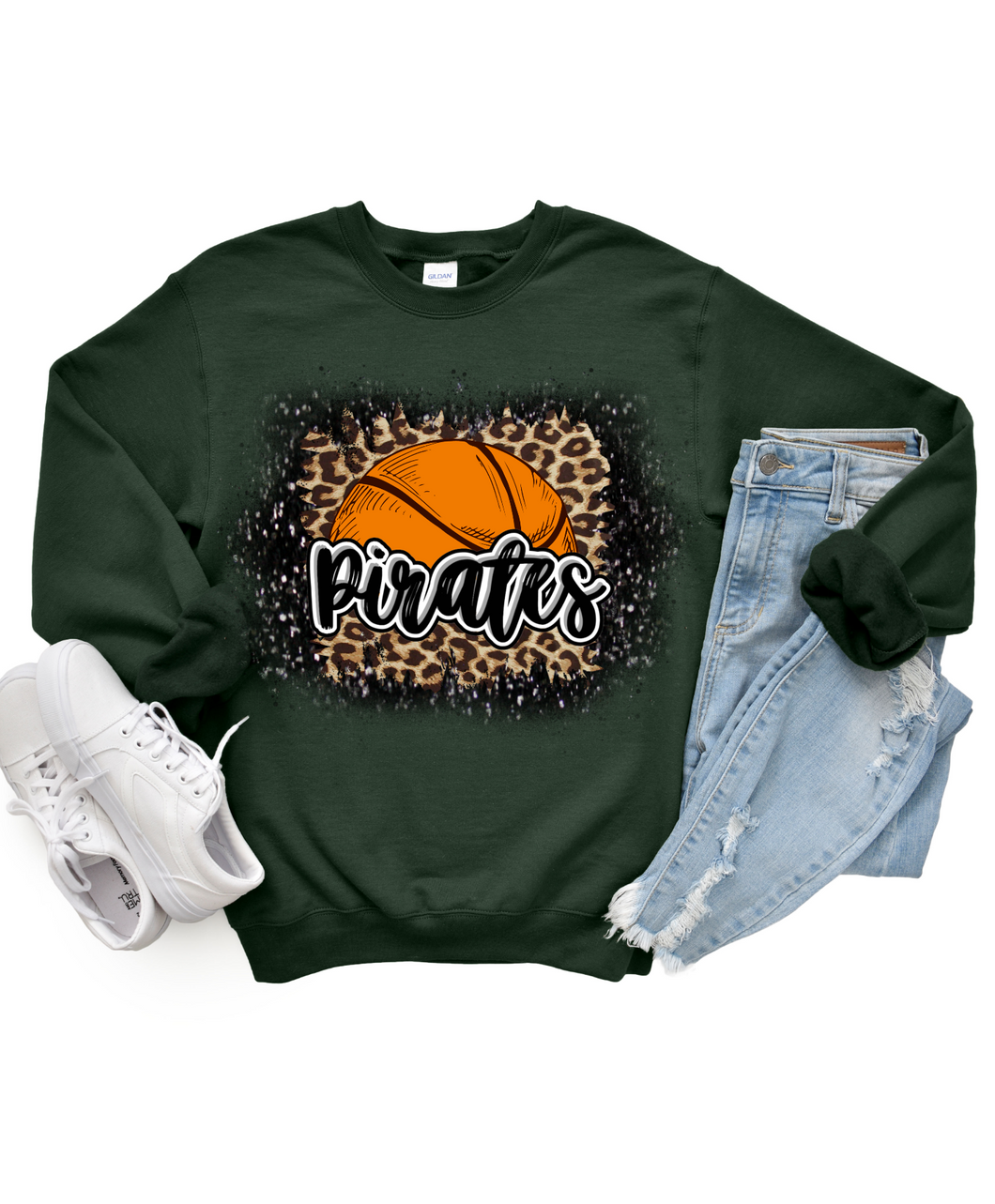Pirates Basketball Leopard