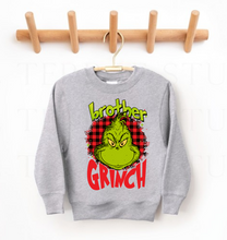 Load image into Gallery viewer, Sister and Brother Green Christmas Monster
