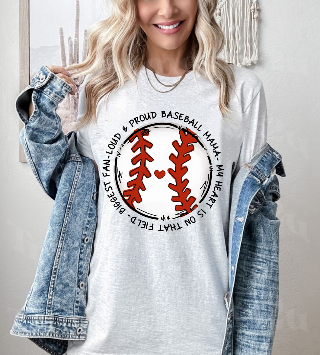 Loud and Proud Baseball Mom