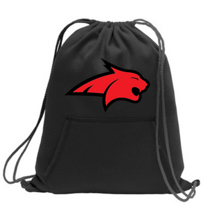 Custom Mascot Sweatshirt Drawstring Bags