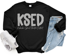 Load image into Gallery viewer, KSED Dalmatian Crew Sweatshirt
