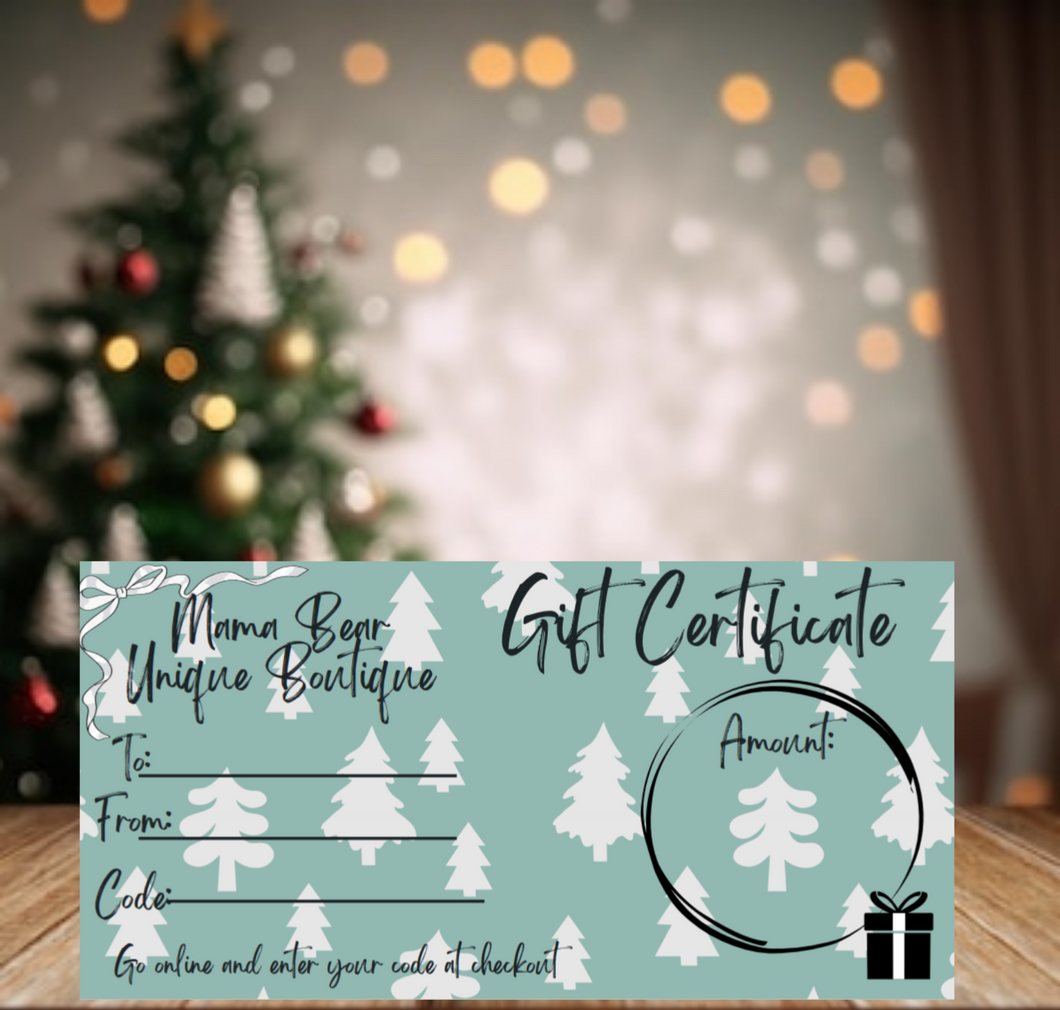 Gift Certificate