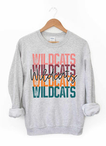 Wildcats Stacked Colorful