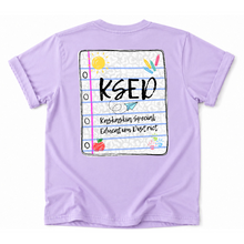 Load image into Gallery viewer, KSED Notebook Back Tee Version

