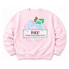 Load image into Gallery viewer, KSED Apple Name Plate Sweatshirt
