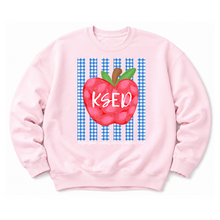 Load image into Gallery viewer, KSED Apple Blue Line Sweatshirts
