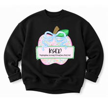 Load image into Gallery viewer, KSED Apple Name Plate Sweatshirt
