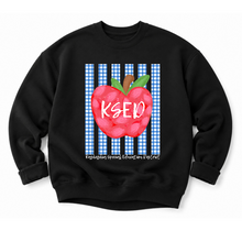 Load image into Gallery viewer, KSED Apple Blue Line Sweatshirts
