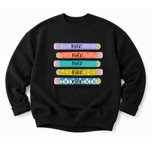 Load image into Gallery viewer, KSED Stacked Pencils Sweatshirts
