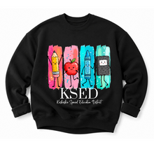 Load image into Gallery viewer, KSED Brushstroke Characters Sweatshirts
