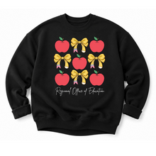 Load image into Gallery viewer, ROE 13 Apples and Bows Crew Sweatshirt
