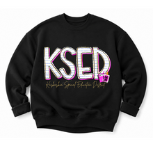 Load image into Gallery viewer, KSED Notebook and Supplies Sweatshirts
