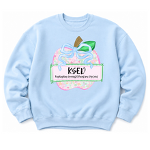 Load image into Gallery viewer, KSED Apple Name Plate Sweatshirt
