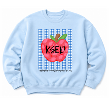Load image into Gallery viewer, KSED Apple Blue Line Sweatshirts
