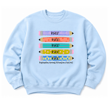 Load image into Gallery viewer, KSED Stacked Pencils Sweatshirts
