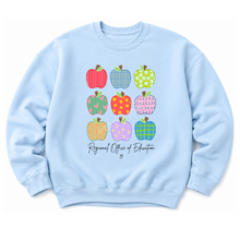 Load image into Gallery viewer, ROE 13 Stacked Apple Crew Sweatshirt
