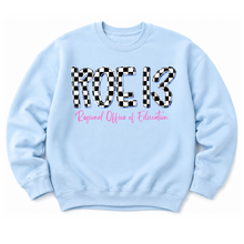Load image into Gallery viewer, ROE 13 Checkered Crew Sweatshirt
