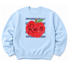 Load image into Gallery viewer, ROE 13 Distressed Apple Line Crew Sweatshirt
