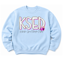 Load image into Gallery viewer, KSED Notebook Letters Sweatshirts
