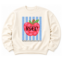 Load image into Gallery viewer, KSED Apple Blue Line Sweatshirts
