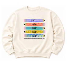 Load image into Gallery viewer, KSED Stacked Pencils Sweatshirts
