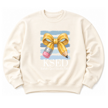 Load image into Gallery viewer, KSED Pencil Bow Sweatshirts

