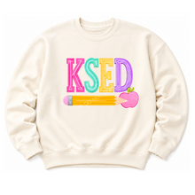 Load image into Gallery viewer, KSED Pencil Name Plate Sweatshirts
