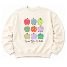 Load image into Gallery viewer, ROE 13 Stacked Apple Crew Sweatshirt
