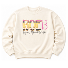 Load image into Gallery viewer, ROE 13 Pencil Letters Crew Sweatshirt
