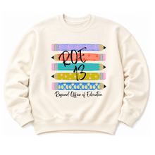 Load image into Gallery viewer, ROE 13 Stacked Pencils Crew Sweatshirt
