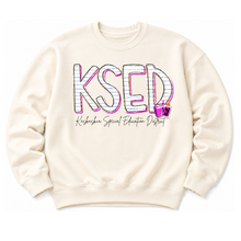 Load image into Gallery viewer, KSED Notebook Letters Sweatshirts
