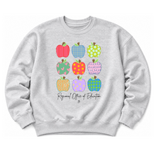 Load image into Gallery viewer, ROE 13 Stacked Apple Crew Sweatshirt
