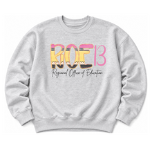 Load image into Gallery viewer, ROE 13 Pencil Letters Crew Sweatshirt
