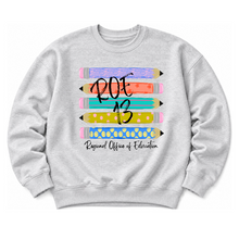 Load image into Gallery viewer, ROE 13 Stacked Pencils Crew Sweatshirt
