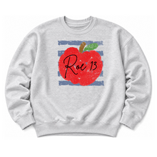 Load image into Gallery viewer, ROE 13 Distressed Apple Line Crew Sweatshirt
