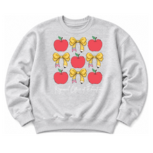 Load image into Gallery viewer, ROE 13 Apples and Bows Crew Sweatshirt
