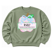 Load image into Gallery viewer, KSED Apple Name Plate Sweatshirt
