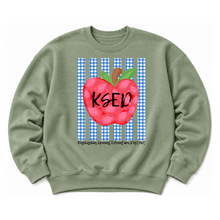 Load image into Gallery viewer, KSED Apple Blue Line Sweatshirts
