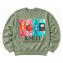 Load image into Gallery viewer, KSED Brushstroke Characters Sweatshirts
