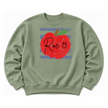 Load image into Gallery viewer, ROE 13 Distressed Apple Line Crew Sweatshirt
