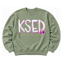 Load image into Gallery viewer, KSED Notebook and Supplies Sweatshirts
