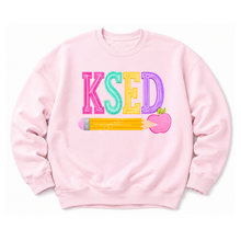 Load image into Gallery viewer, KSED Pencil Name Plate Sweatshirts

