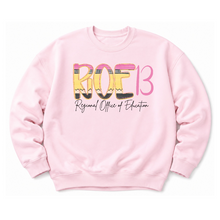 Load image into Gallery viewer, ROE 13 Pencil Letters Crew Sweatshirt
