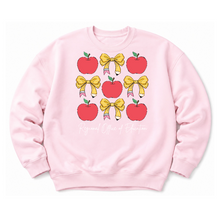 Load image into Gallery viewer, ROE 13 Apples and Bows Crew Sweatshirt
