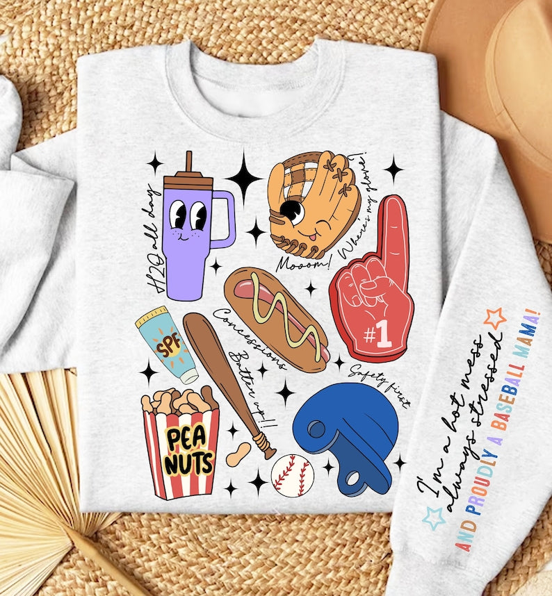 Baseball Mama Elements