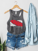 Load image into Gallery viewer, Wavy Mascot Racerback Tank Basic Print
