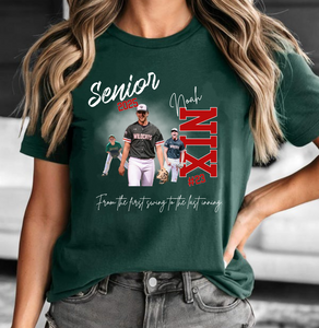 Custom Senior Baseball Tees