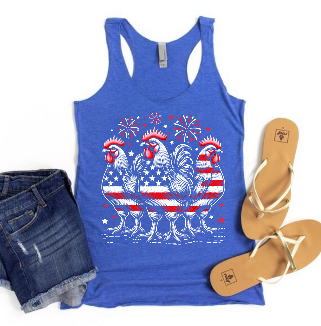 Patriotic Chickens